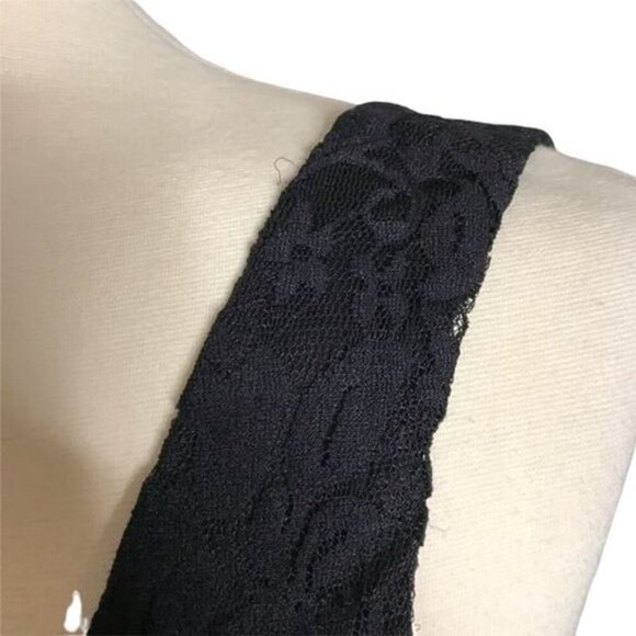 Sexy Black Lace Tank Style Lined Maxi Dress - NEW - Size S (2/4) - Picture 7 of 10